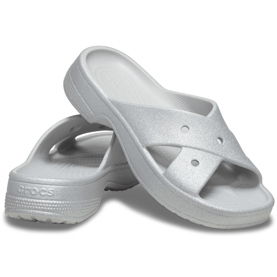 Classic Women's Glitter Cross Strap - Image 2