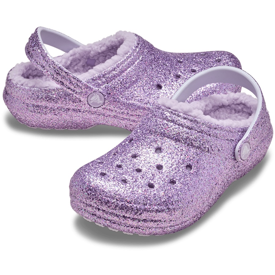 Toddler Classic Lined Chunky Glitter Clog - Image 2